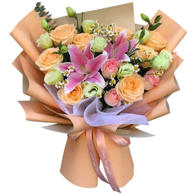 滨州11朵玫瑰桔梗百合，陪你每个季节